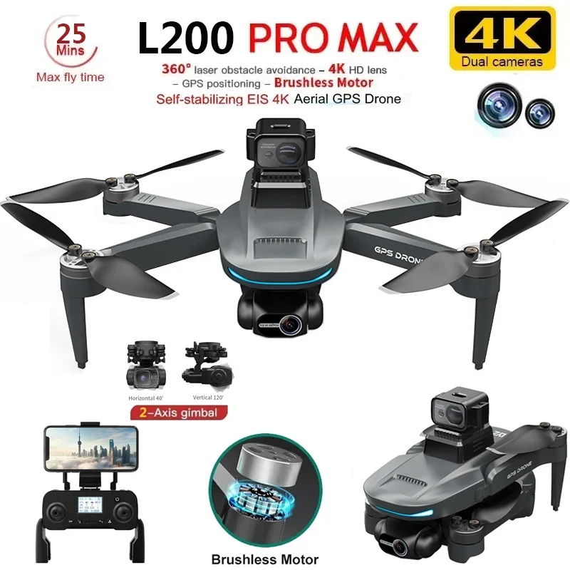 L200 PRO MAX Drone 4K 2-Axis P – Drone Battery Box recenzja i cena