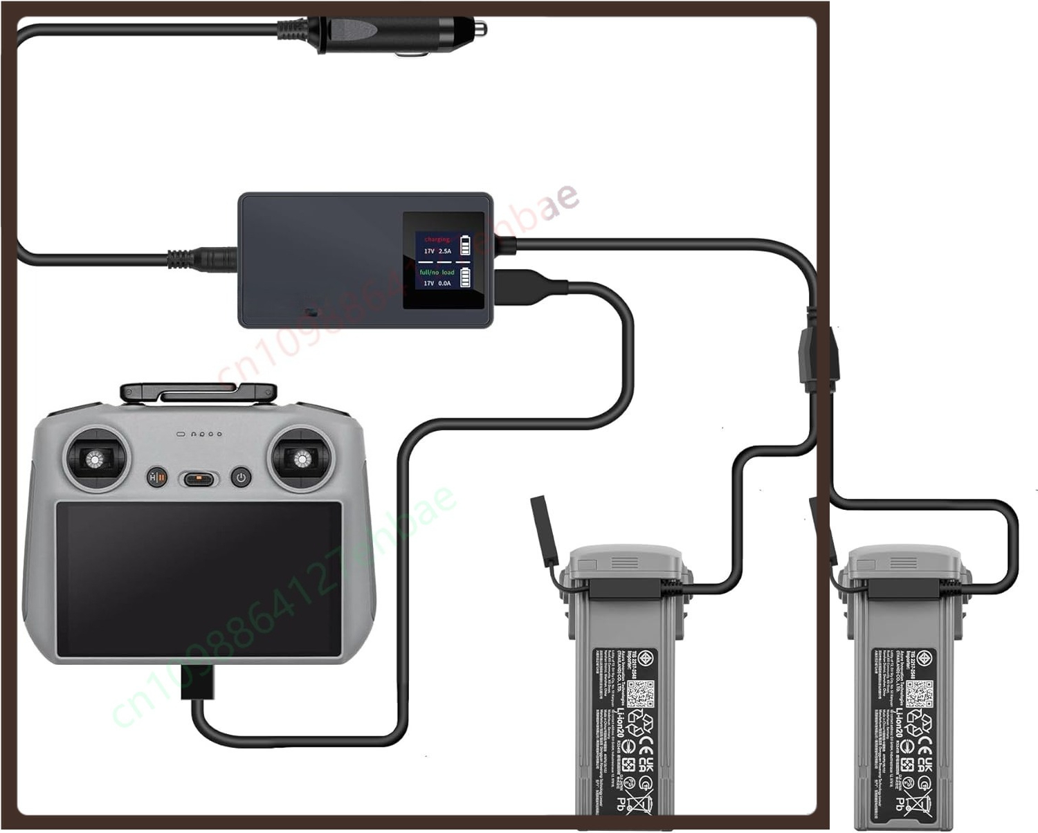 LCD battery car charger for DJ – Drone Battery 3S recenzja i cena