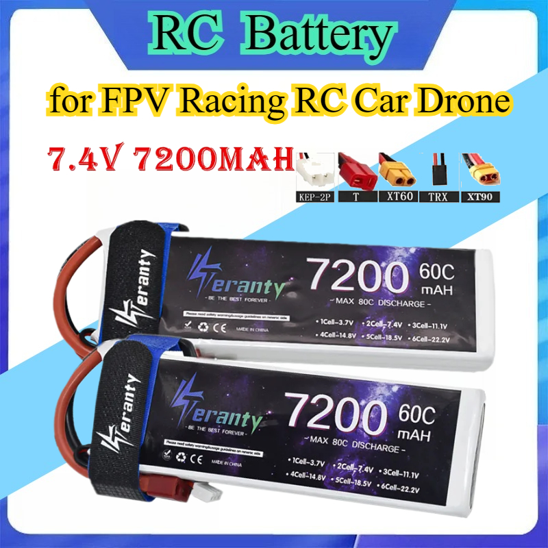 Upgrade 2S 7.4V 7200mAh 60C 6S – Drone Battery 6S recenzja i cena