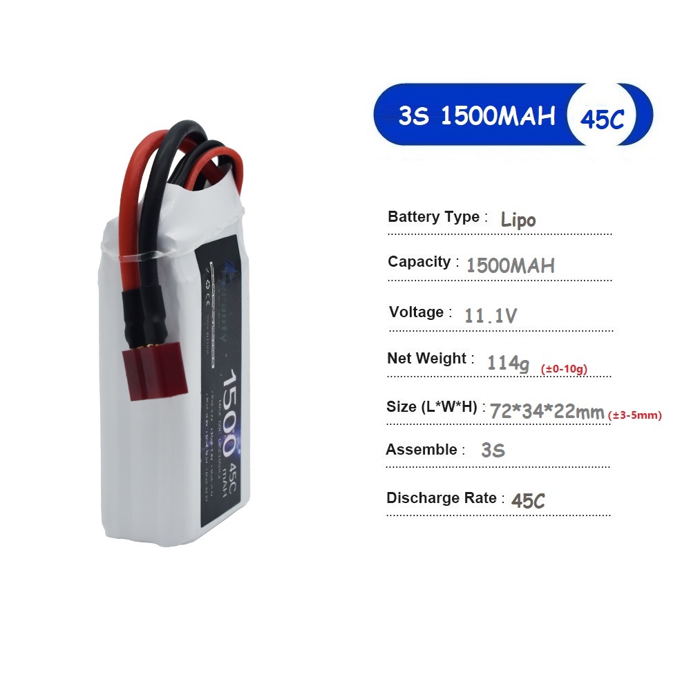 2/4PCS 3S Lipo Battery 11.1V 1 – Drone Battery 3S recenzja i cena