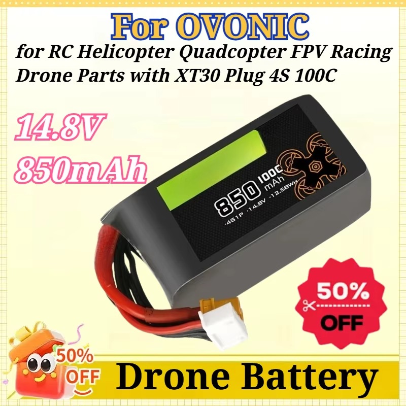 For OVONIC 14.8V 850mAh 4S 100 – Drone Battery 4S recenzja i cena