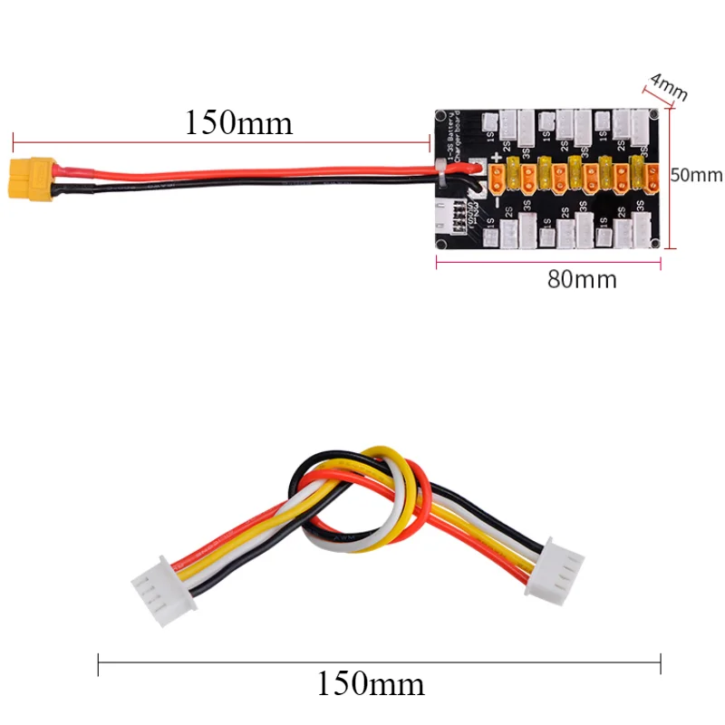 1-5Pcs 1S-3S 20A XT30 Plug Lip – Drone Battery Parallel Board recenzja i cena