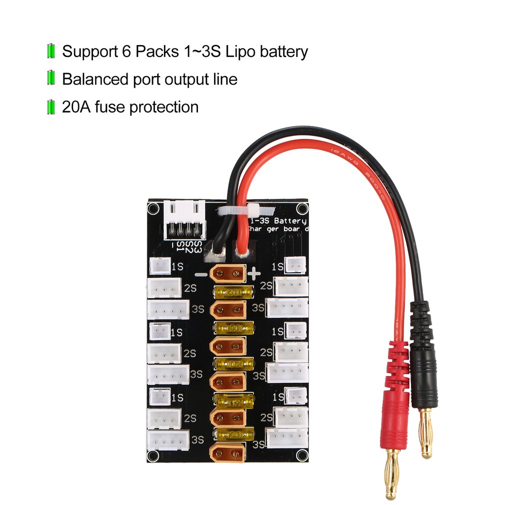 RC Lipo Battery Parallel Charg – Drone Battery Parallel Board recenzja i cena