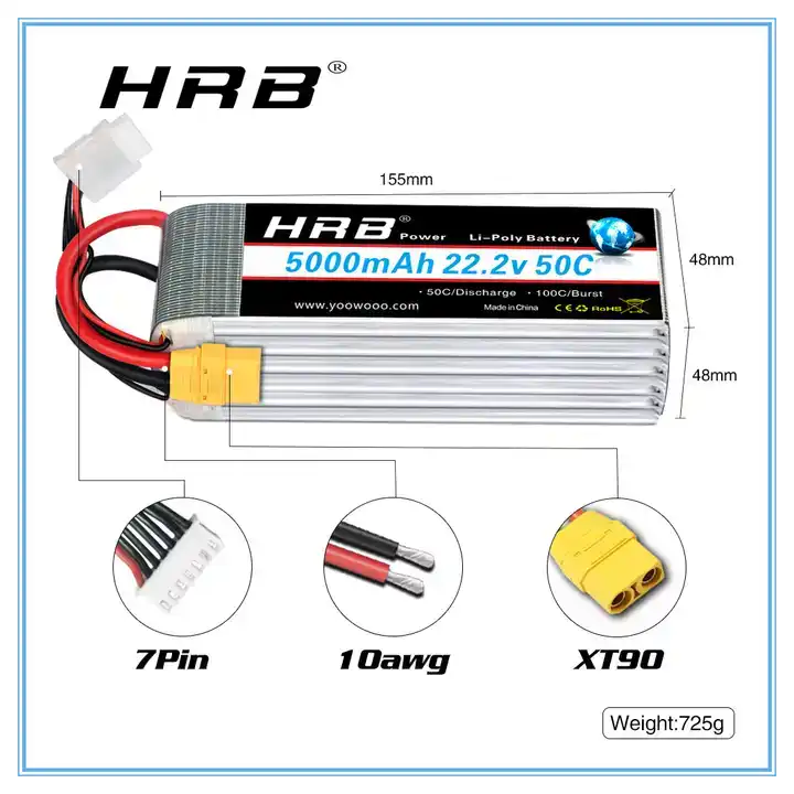 HRB Lipo Battery 2~6S 2200mah/ – Drone Battery 6S recenzja i cena