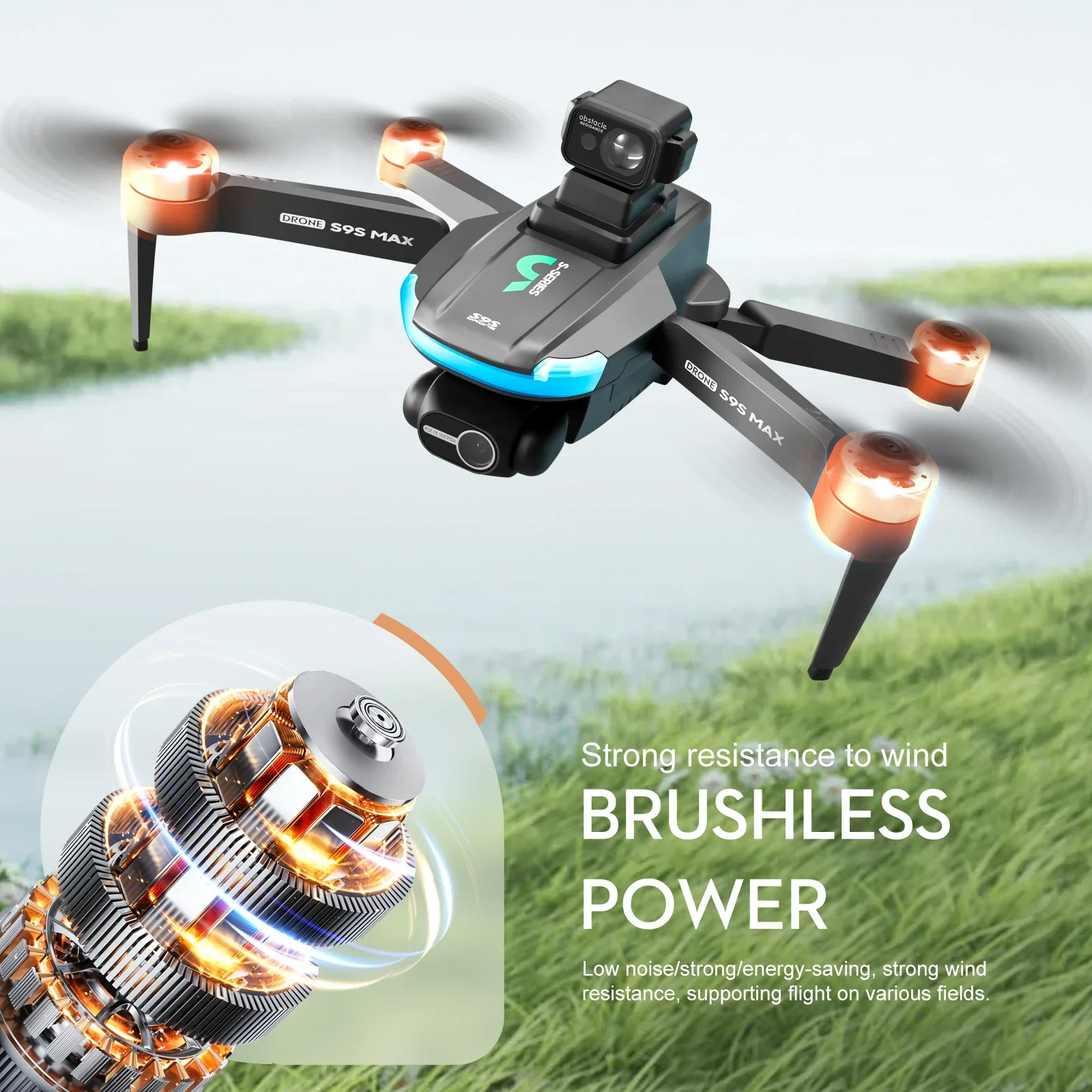 NEW S9S MAX MINI Drone 4K 2-Ax – Drone Battery Box recenzja i cena