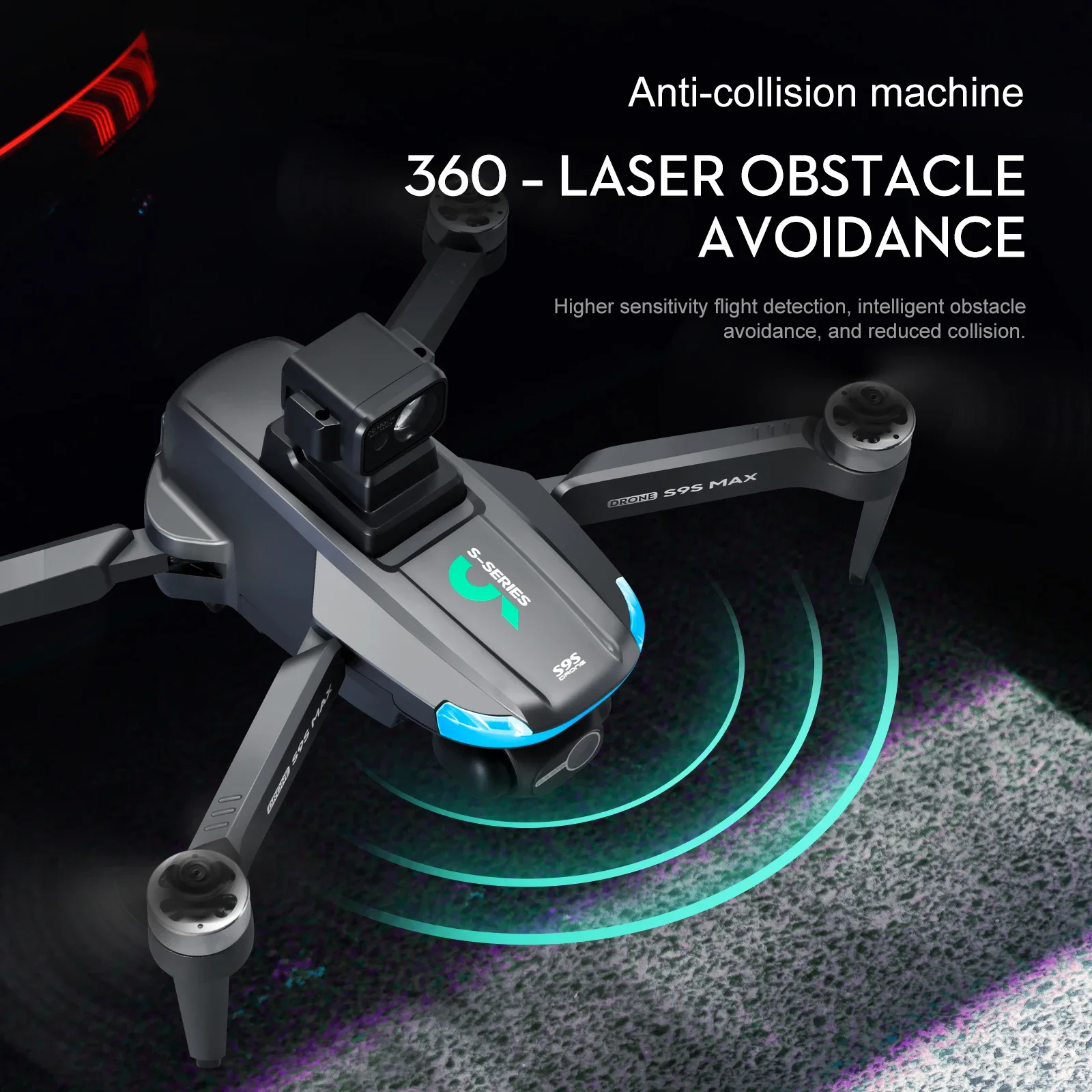 NEW S9S MAX MINI Drone 4K 2-Ax – Drone Battery Box recenzja i cena