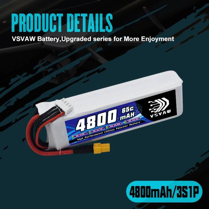 VSVAW 3S Lipo Battery for FPV  – Drone Battery Plate recenzja i cena