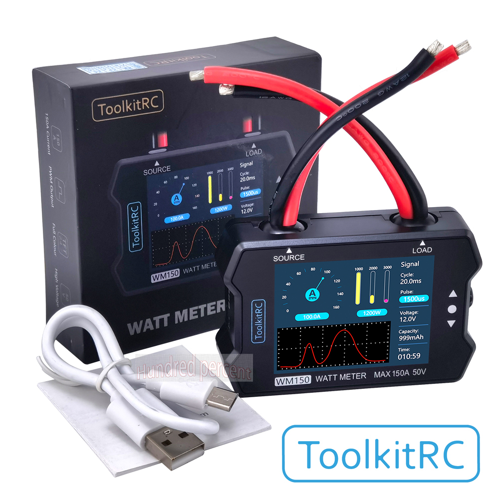 ToolkitRC WM150 150A 50V Watt  – Drone Battery Voltage Checker recenzja i cena