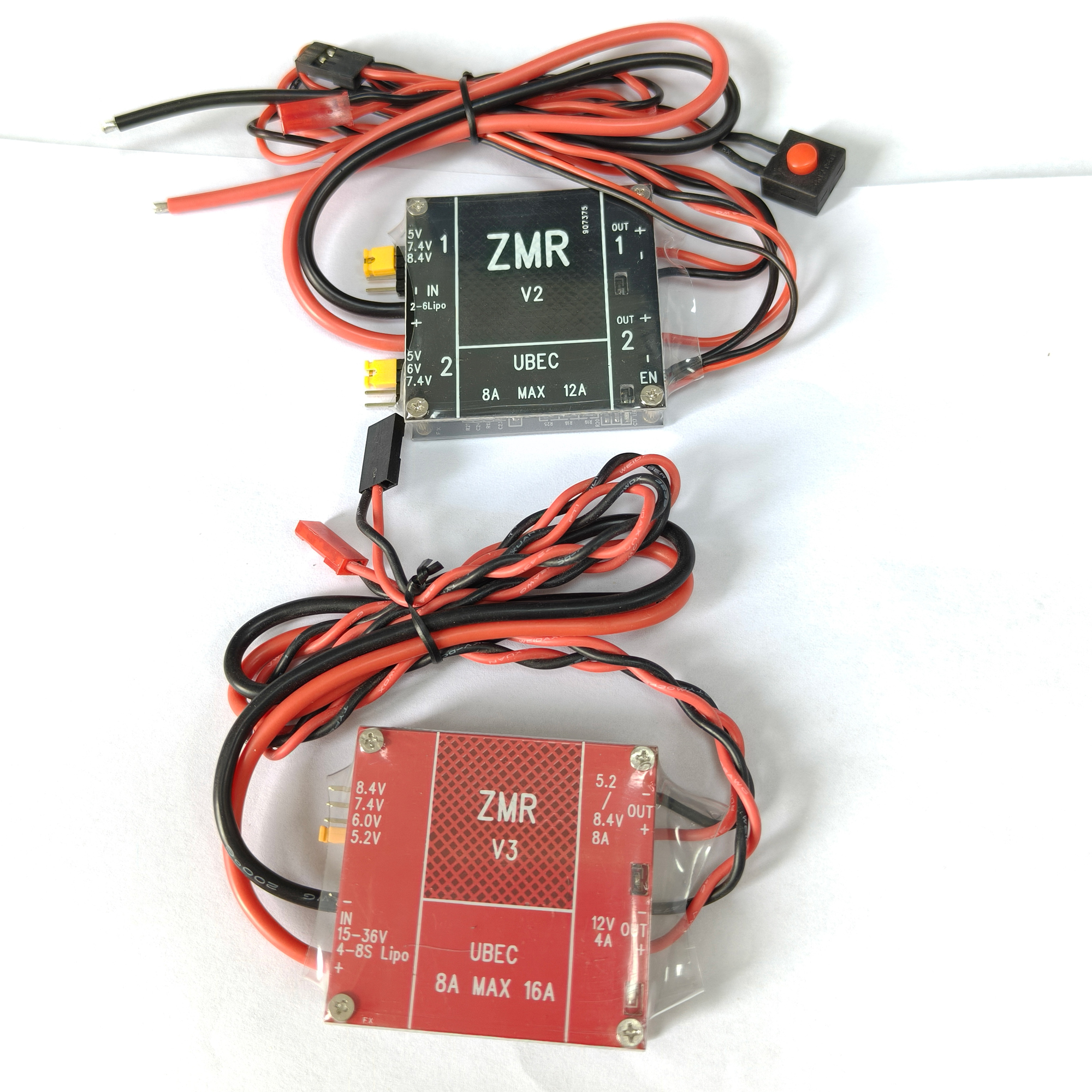 UBEC V2 V3 V4 ZMR 8A Dual BEC  – Drone Battery Connector recenzja i cena