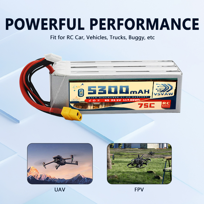 VSVAW 6S 5300mAh Lipo Battery  – Drone Battery Connector recenzja i cena