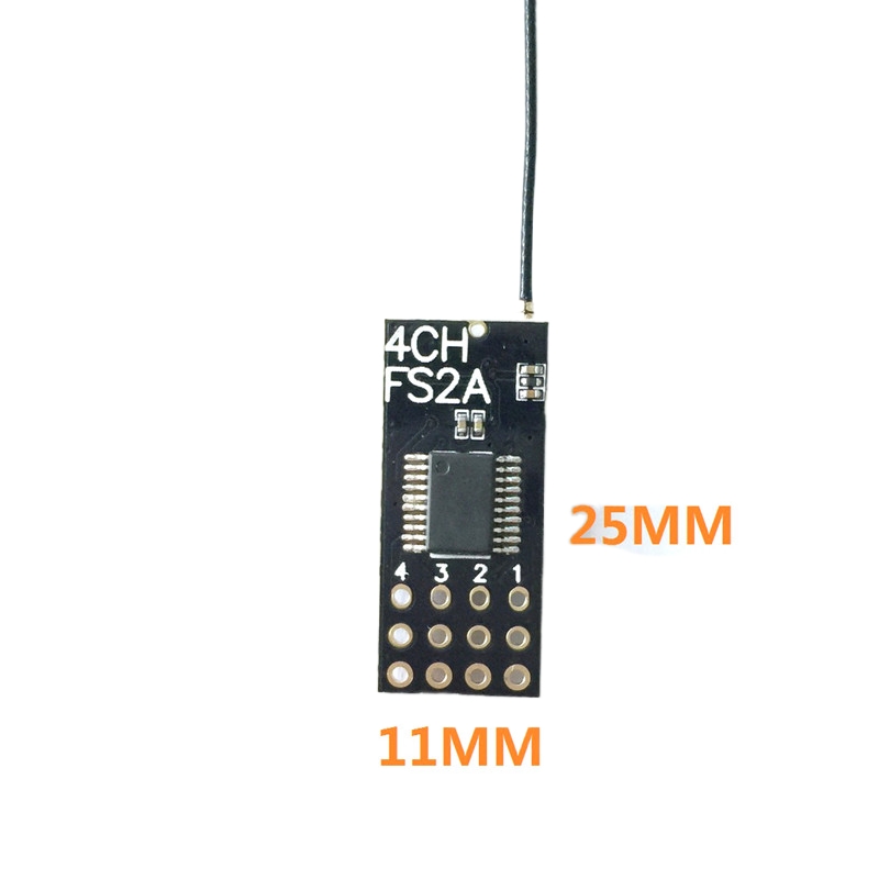 Flysky FS2A Mini Receiver 4CH  – Drone Battery Plate recenzja i cena
