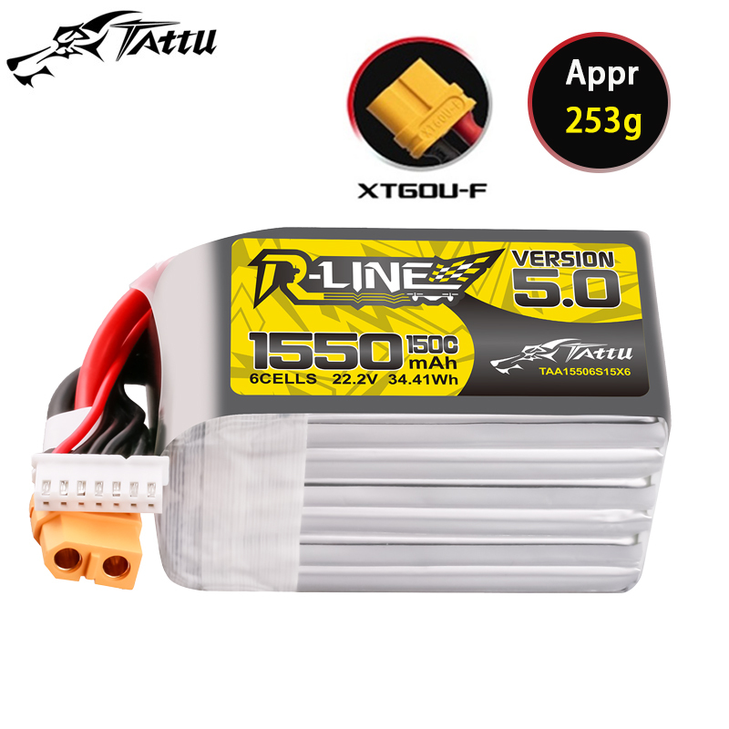 TATTU-R-LINE 5.0 22.2V 1550mAh – Drone Battery Plate recenzja i cena