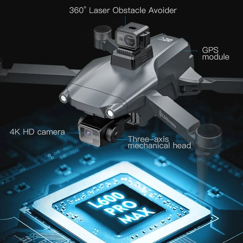 L600 PRO MAX GPS Drone Profess – Drone Battery Box recenzja i cena