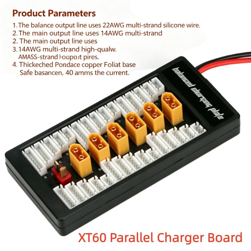 6 in 1 XT60 Parallel Charging  – Drone Battery Parallel Board recenzja i cena