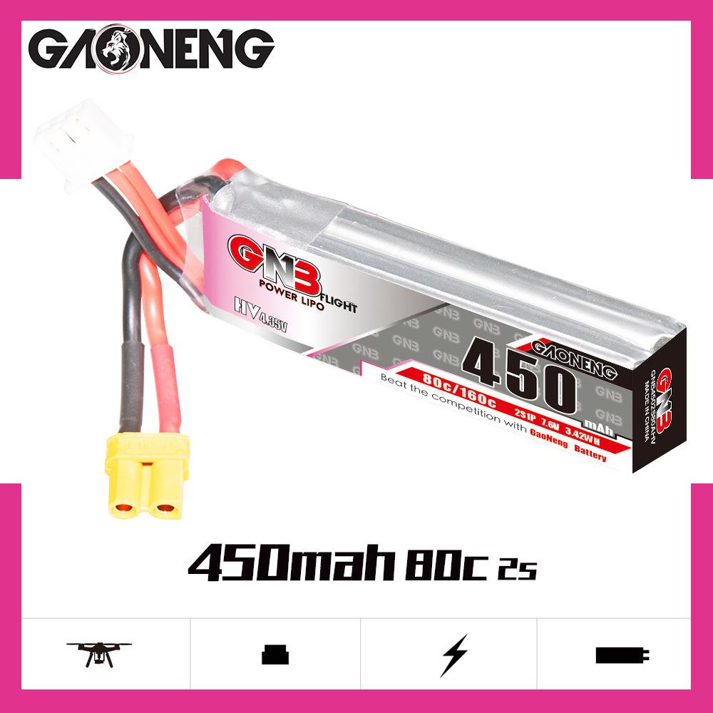 GNB LiPo Battery HV 2S 7.6V 45 – Drone Battery Plate recenzja i cena