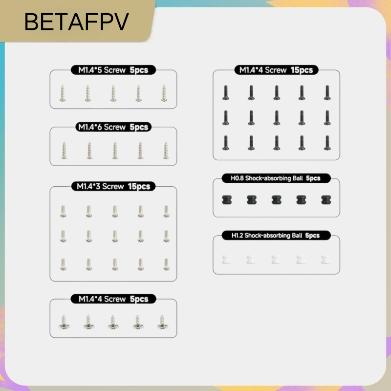 BETAFPV Drone Screw Pack Compa – Drone Battery Bag recenzja i cena