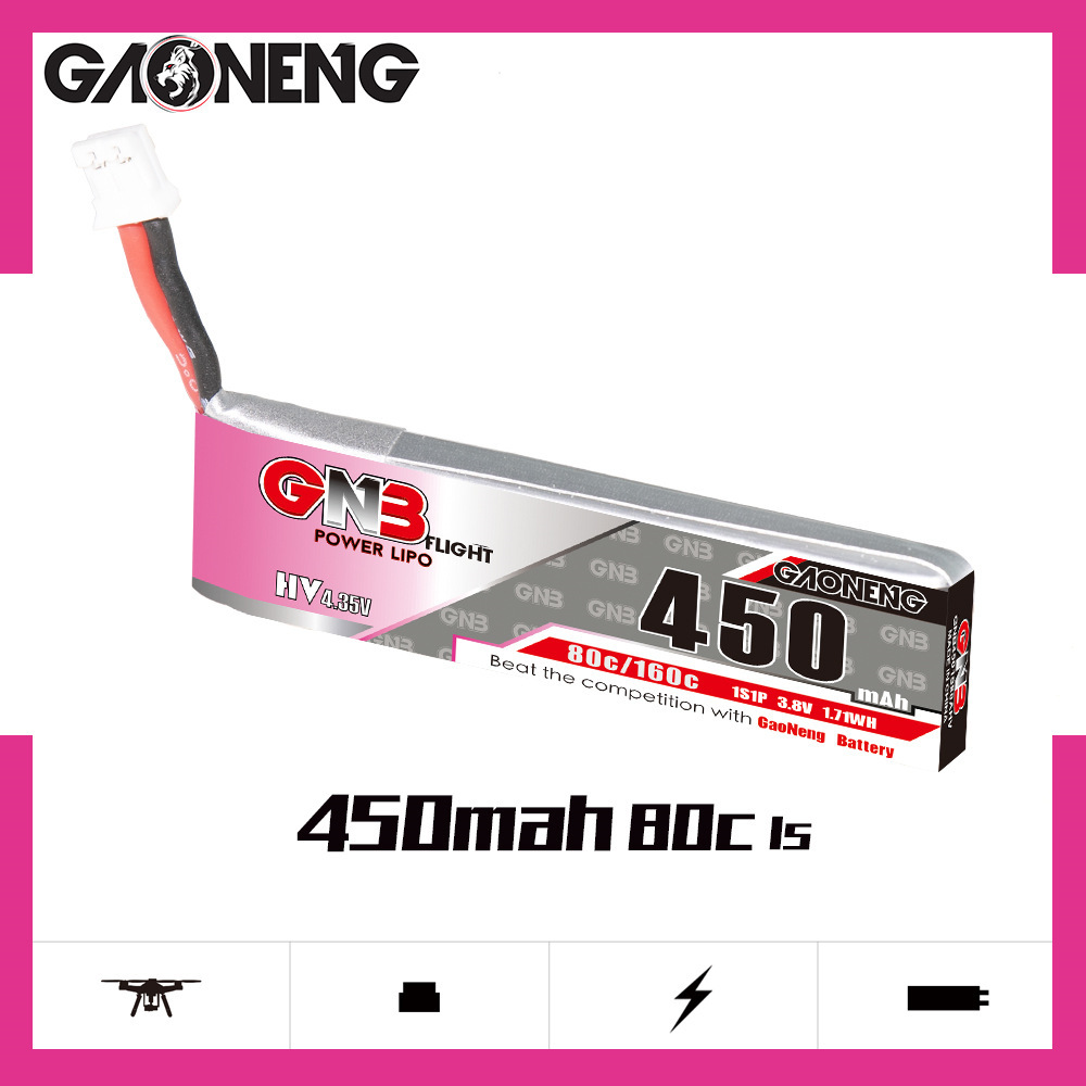 GNB HV 1S 3.8V 450mAh 80C/160C – Drone Battery Plate recenzja i cena