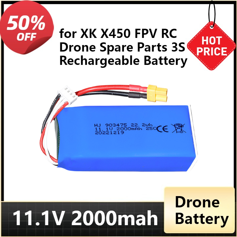 XT30 Plug 11.1v 2000mAh Lipo B – Drone Battery 3S recenzja i cena