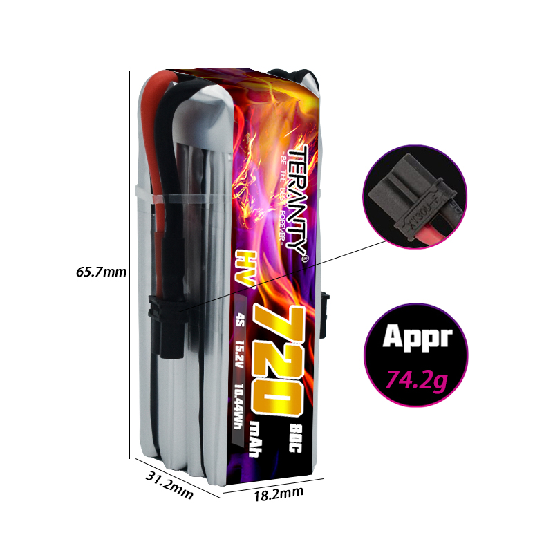TERANTY 720mAh 4S 15.2V HV Lip – Drone Battery Plate recenzja i cena