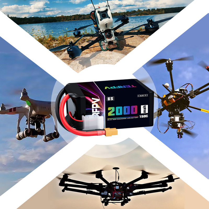 TERFPV 6S 22.2V 2000mAh 150C/3 – Drone Battery 6S recenzja i cena