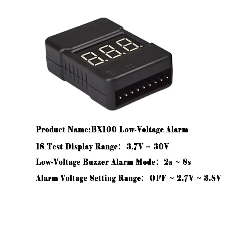 BX100 1-8S Lipo Battery Voltag – Drone Battery Alarm recenzja i cena