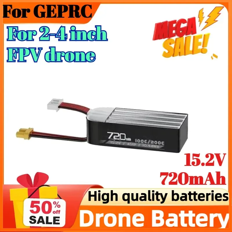 4S 15.2V 720mAh 100C Battery f – Drone Battery High Voltage recenzja i cena