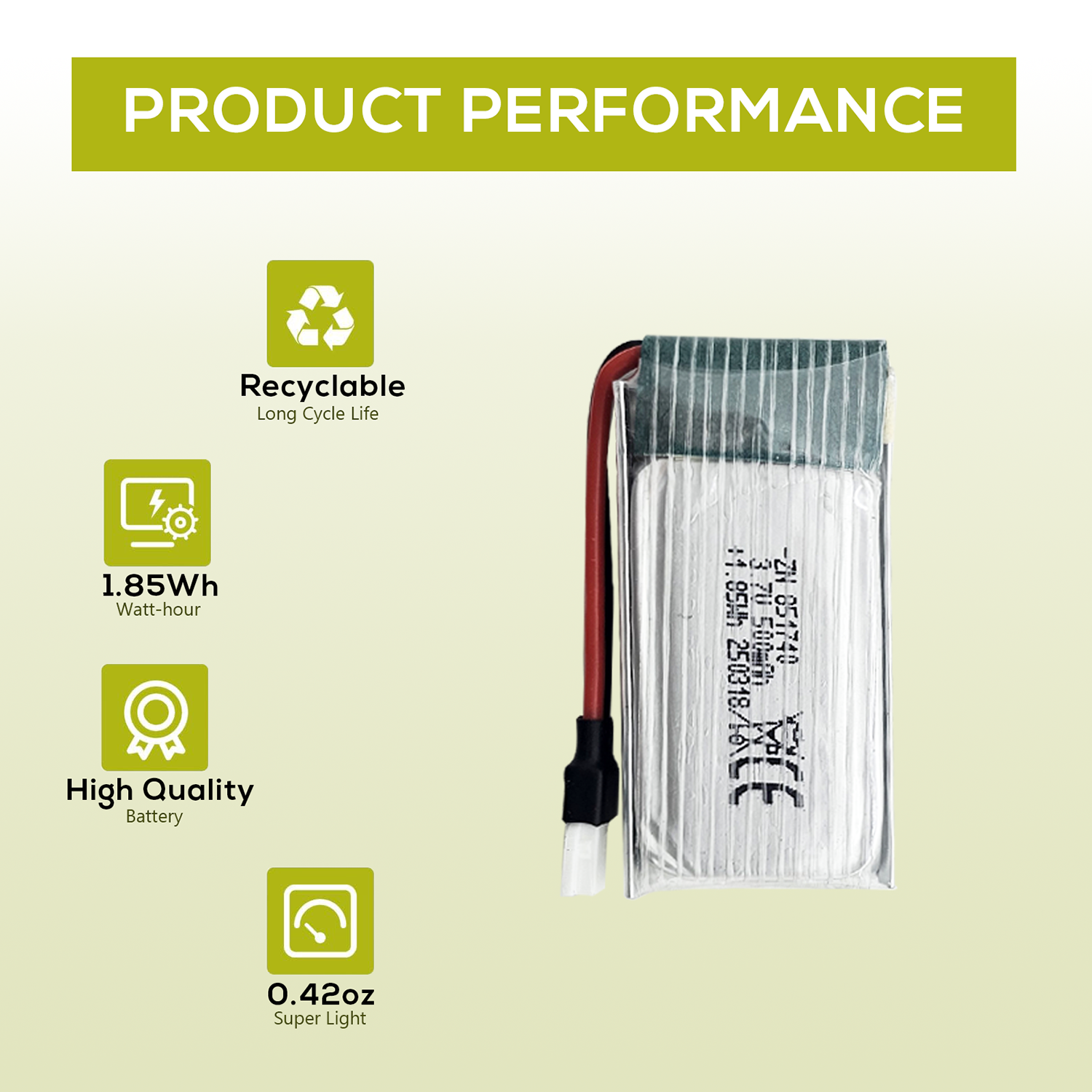5Pcs 3.7V 500mAh LiPo Batterie – Drone Battery Balance Charger recenzja i cena