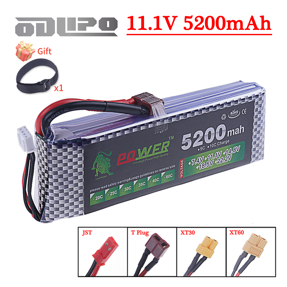 3S Lipo Battery 11.1V 5200mah  – Drone Battery 3S recenzja i cena