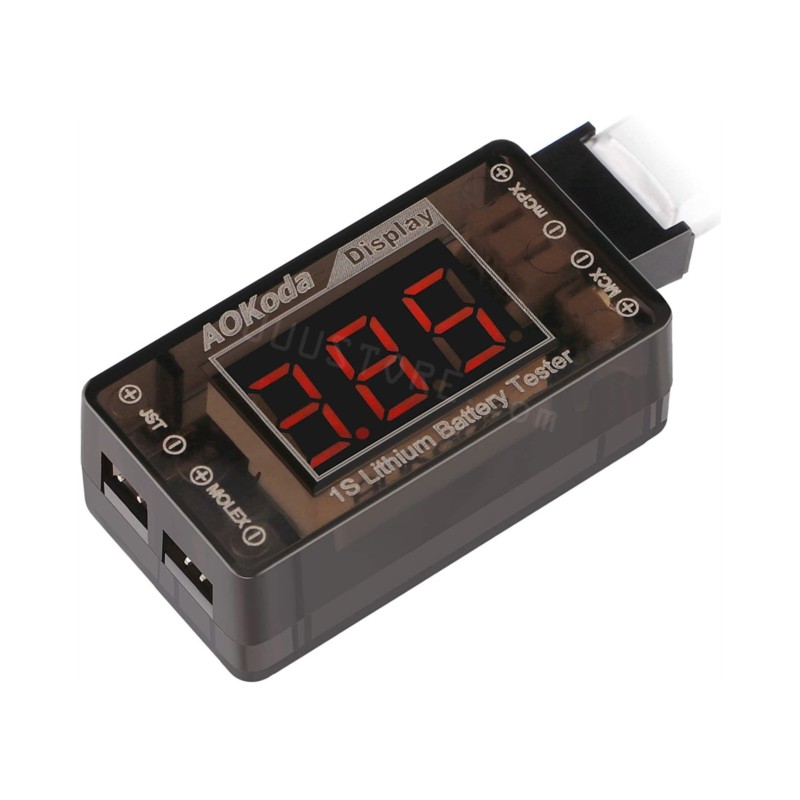 AOKoda AOK-041 1S LiPo Battery – Drone Battery Voltage Checker recenzja i cena
